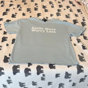 Streetwear society Light Blue Graphic T-Shirt